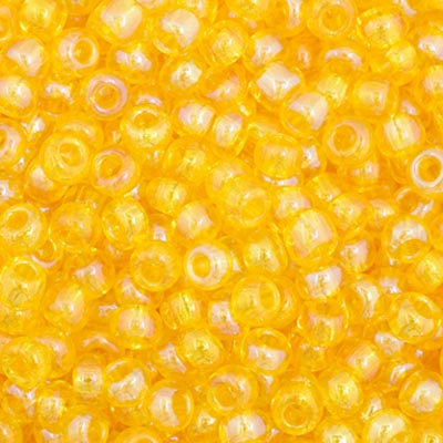 Preciosa 11/0 Seed Beads Transparent Yellow AB – The Busy Beaver
