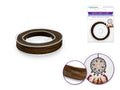 Spool of 2mm coffee poly-waxed sinew with a dreamcatcher on the label