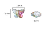 7.5x10mm Crystal Butterfly Beads