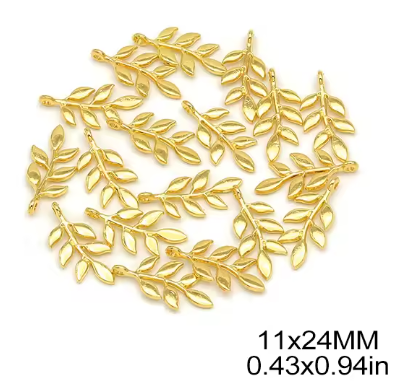 11mmx24mm Gold Vine