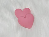 37mm Matte Heart Flexible PVC Cabs