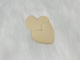 37mm Matte Heart Flexible PVC Cabs
