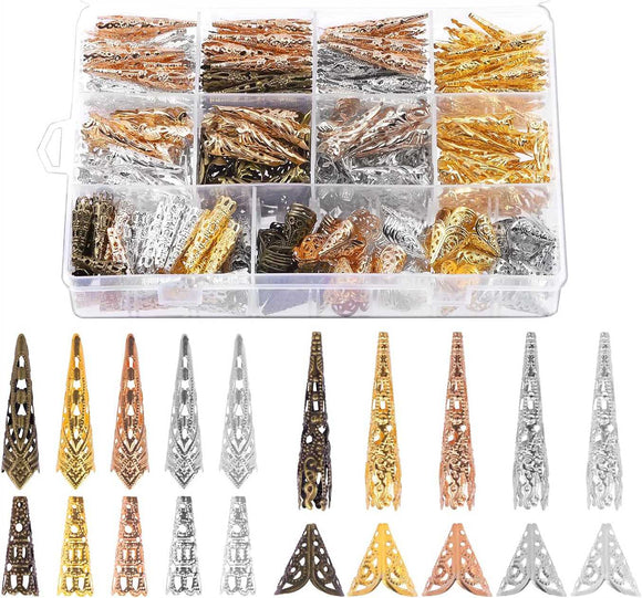 Bead Cones with Case, 400 Pieces