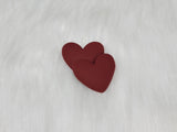 37mm Matte Heart Flexible PVC Cabs