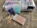 Assorted Box, 24 colors of 4mm Glass Bicone Beads