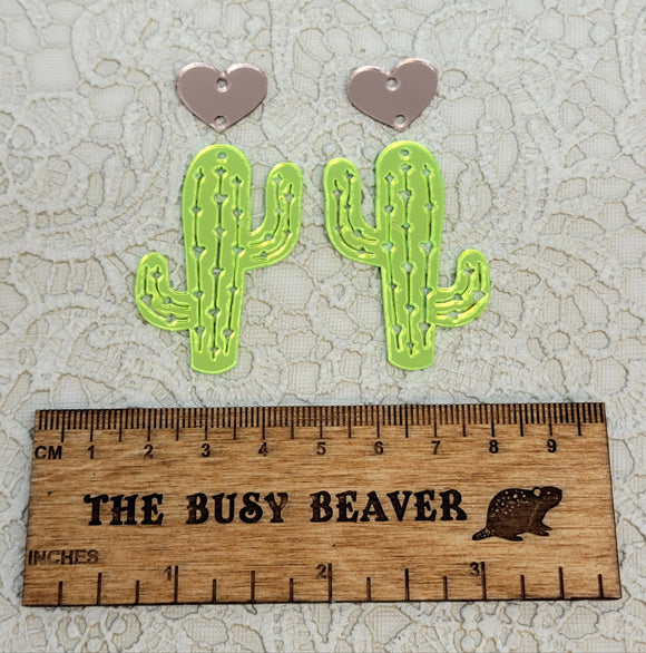 Acrylic 2 Tier Cactus Set