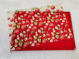 Magnetic Lid Beading Board - Red Strawberries