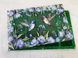 Magnetic Lid Beading Board - Hummingbirds w/ Blue Flowers