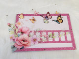 Magnetic Lid Beading Board - Florals and Butterflies