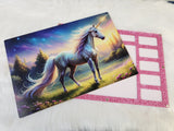 Magnetic Lid Beading Board - Unicorn
