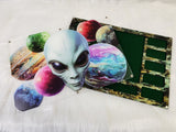 Magnetic Lid Beading Board - Alien