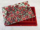 Magnetic Lid Beading Board - Red Roses