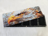 Magnetic Lid Beading Board - Stained Glass Eagle