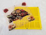 Magnetic Lid Beading Board - Turtle