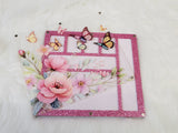 Magnetic Lid Beading Board - Florals and Butterflies