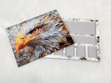 Magnetic Lid Beading Board - Stained Glass Eagle