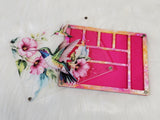Magnetic Lid Beading Board - Hummingbirds & Pink Flowers