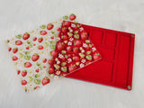 Magnetic Lid Beading Board - Red Strawberries