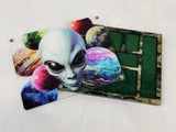 Magnetic Lid Beading Board - Alien