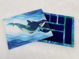 Magnetic Lid Beading Board - Whale & Waves