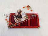 Magnetic Lid Beading Board - Bear
