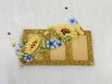 Magnetic Lid Beading Board - Sunflowers and Blue Flowers