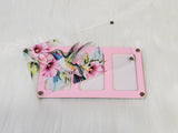 Magnetic Lid Beading Board - Hummingbirds & Pink Flowers