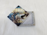 Magnetic Lid Beading Board - Stained Glass Wolf