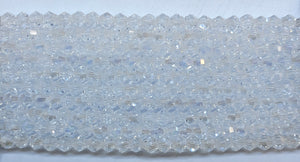 4mm Glass Bicone, Transparent Crystal