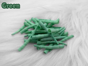 Shell Material Connector Dyed Smooth Dentalium Shells - Green – The Busy Beaver