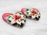 Busy Beaver Exclusives - Premium 3D 37mm Resin Heart Cabochons - Christmas 4