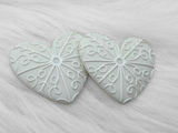 Busy Beaver Exclusives - Premium 3D 37mm Resin Heart Cabochons - Christmas 2