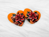 Busy Beaver Exclusives - Premium 3D 37mm Resin Heart Cabochons - Christmas 5