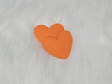 37mm Matte Heart Flexible PVC Cabs