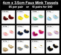 Faux Mink Tassel