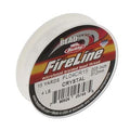 Beadalon FireLine braided beading thread, 4lb crystal, on a 15 yard spool