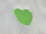 37mm Matte Heart Flexible PVC Cabs