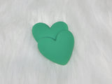37mm Matte Heart Flexible PVC Cabs
