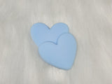 37mm Matte Heart Flexible PVC Cabs
