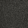 Close-up of Preciosa 11/0 Czech glass seed beads in alabaster grey solgel