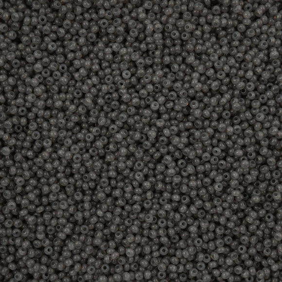 Preciosa 11/0 Seed Beads Alabaster Grey Solgel