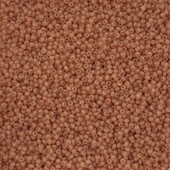 Preciosa 11/0 Seed Beads Alabaster Light Brown Solgel