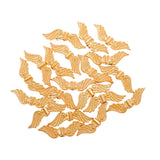 Angel Wings KC Gold 7x24mm Metal Spacer Bead