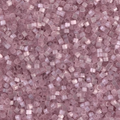 Close-up of Miyuki Delica 11/0 DB0678 cylinder beads in antique rose with a silk satin sheen