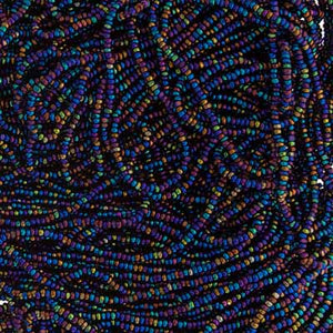 Preciosa 13/0 Charlotte True Cut Beads, Black Iris
