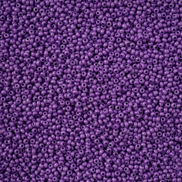 Preciosa 11/0 Seed Beads Bright Grape Purple Chalk Terra