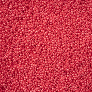 Preciosa 11/0 Seed Beads Bright Pink Chalk Terra