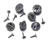 Broach Pins with Pinch Back, 4.5x8mm