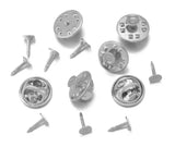 Broach Pins with Pinch Back, 4.5x8mm