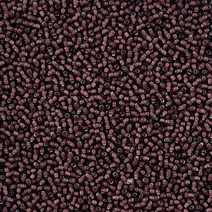 Preciosa 11/0 Seed Beads C/L Amethyst Chalk White